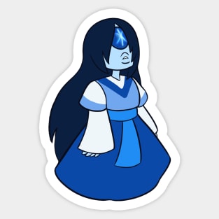 Star Sapphire Sticker & Magnet Sticker